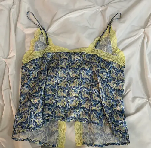 frankie's bikinis NWOT Frankie’s Bikini Juliet Lace Silk Top- Monarch 