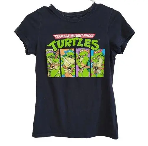 Hot Topic TMNT Teenage Mutant Ninja Turtles Anime Graphic Tee Print T-shirt Size Small