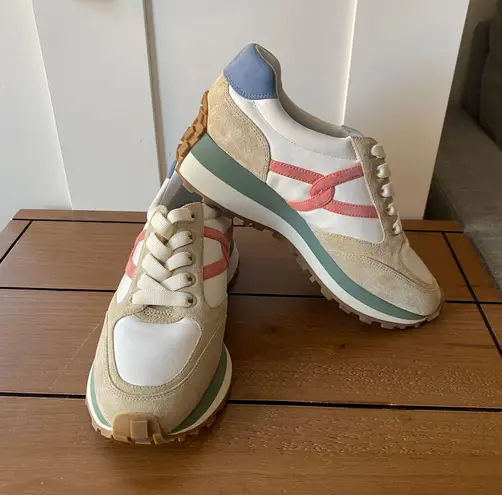 Veronica Beard Valentina Sneakers in Coconut Multi Size 6 - No Box