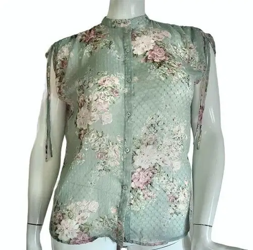 Belle Sky Belle+Sky floral sleeveless blouse