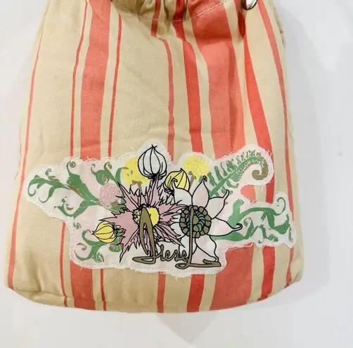 Diesel Y2K vintage cotton and leather small shoulder bag EUC