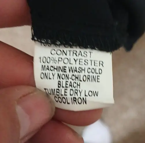 Paper Moon black lace sheer top size XXL