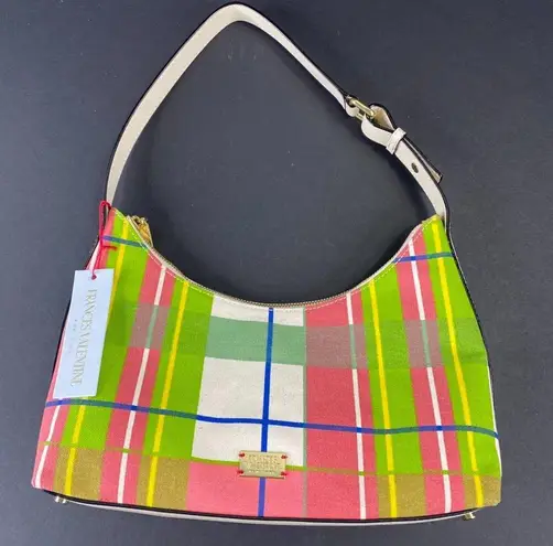 Bermuda Frances Valentine Laura  Plaid Hobo Bag