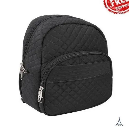 Travelon Anti-Theft Boho Backpack Black Women's Bag