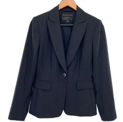 Tahari Arthur S. Levine Calvin Navy Blue Pinstripe Blazer Jacket New