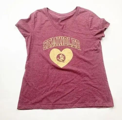 National Collegian Womens top Florida State University Seminoles Size L Maroon Size L