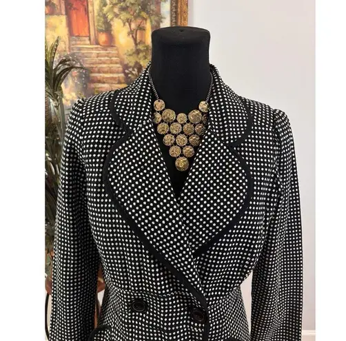 W Wrapper Women L Blazer Office Wear Double Breasted Notch Lapel Bella Swan Size L