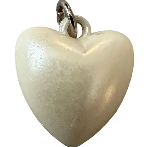 Pearl White Heart Pendant