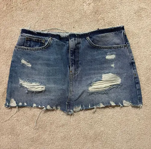 ZARA Jean Mini Skirt NEVER WORN