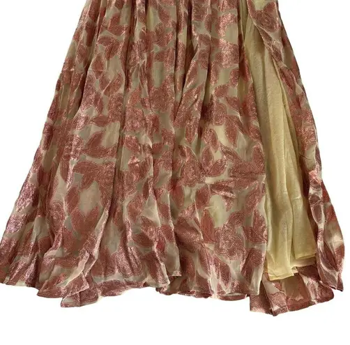 Jen's Pirate Booty Jen’s Pirate Booty Women’s Rising Star Lapis Long Sleeve V-Neck Maxi Dress Small