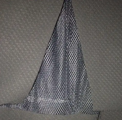 Sandro Paris Black Mesh Panel Knee Length Dress