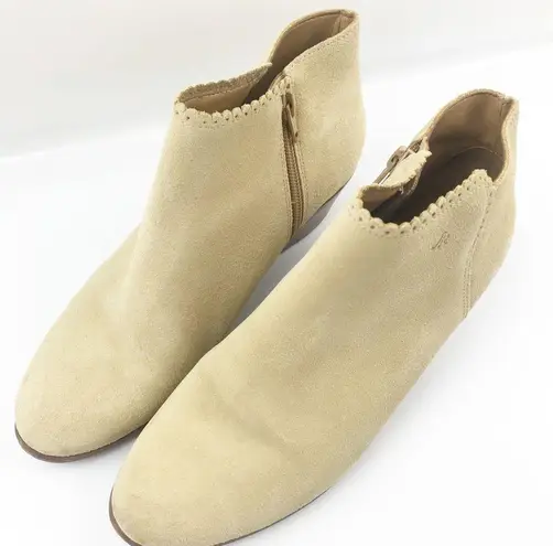 Jack Rogers  suede leather ankle boots