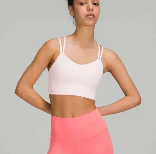 Lululemon Like a Cloud Longline Bra *Light Support B/C Cup in Strawberry Milkshake