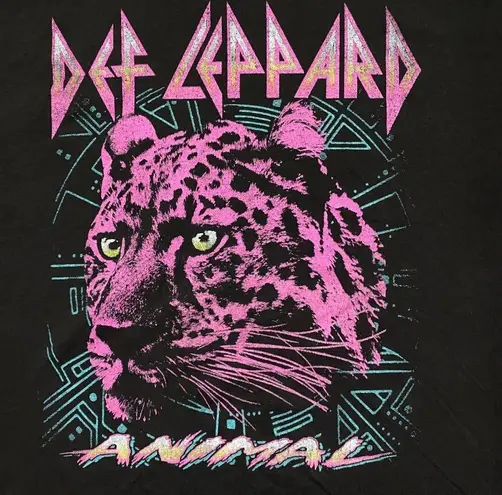 Def Leppard Animal Heavy Metal Band Tee 2X