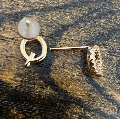 Initial Letter Stud Earrings