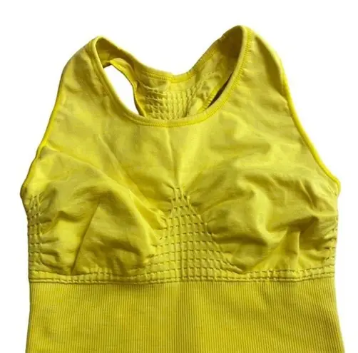 Sweaty Betty  Size S Stamina Long Line Sports Bra Bright Yellow