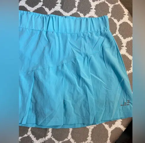 Bcg Blue Skater Mini Skirt sz S Pleated Tennis Activewear Casual Resort Wear