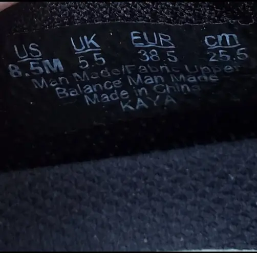 Ryka Rykä Kaya Oxford Women’s Black Sneakers 8.5M