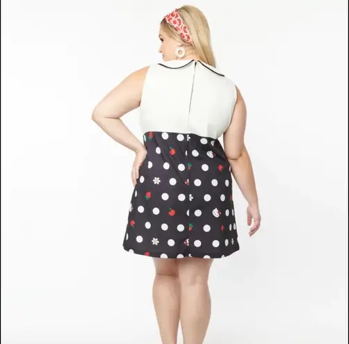 Unique Vintage NWT SMAK PARLOUR Apple Power Shift Dress | 4XL |