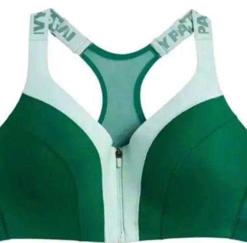 Ivy Park •Green Adidas x zip sports bra •