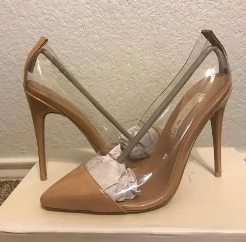 Beginning Boutique Nude Heels 