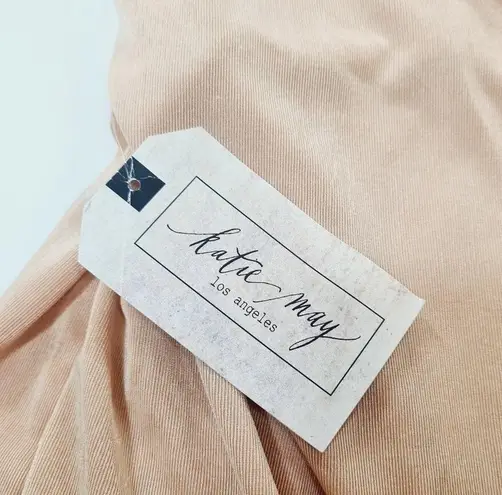 Katie May x REVOLVE A Cut Above Gown in Apricot XS