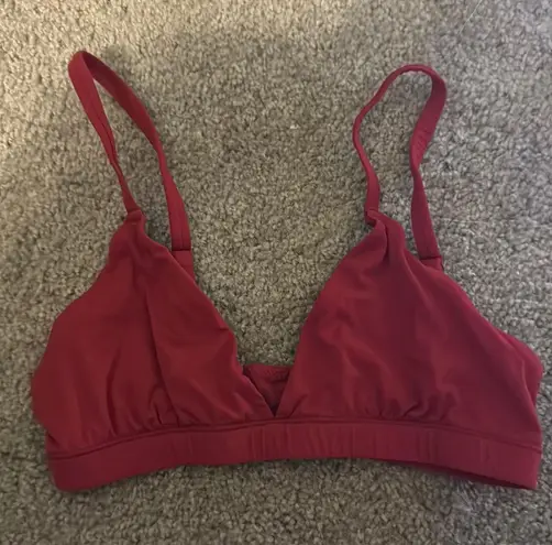 SKIMS Dark Red Bralette