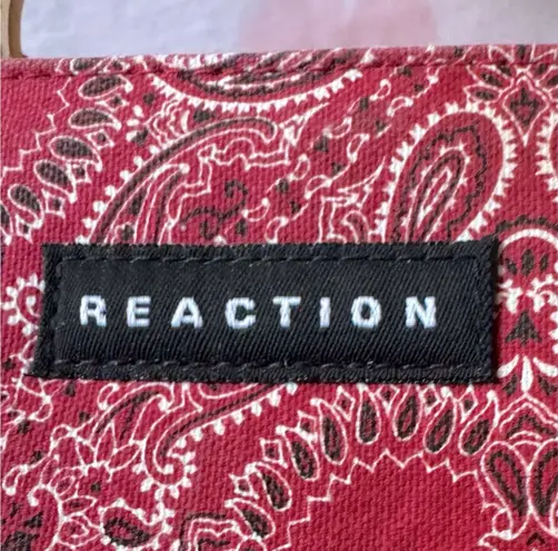 Reaction Kenneth Cole Paisley red bandanna style print jacket and bag (Kenneth Cole Reaction) set NEW