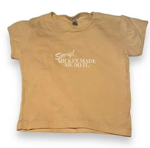 Los Angeles Apparel Crop Top Disney