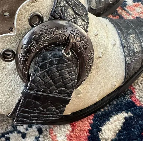 Sedona West Leather Mules Black Size 5.5