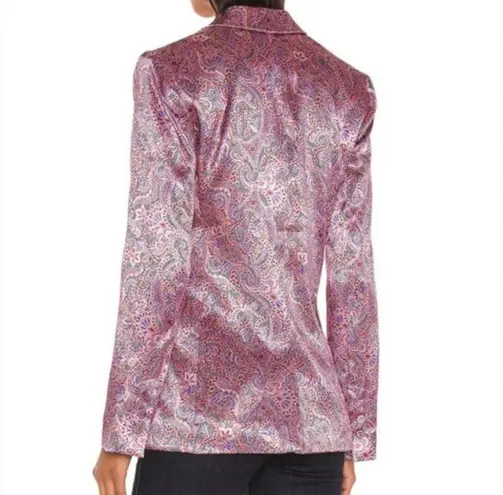 Cinq à Sept Cinq a Sept Estelle Paisley Satin Blazer