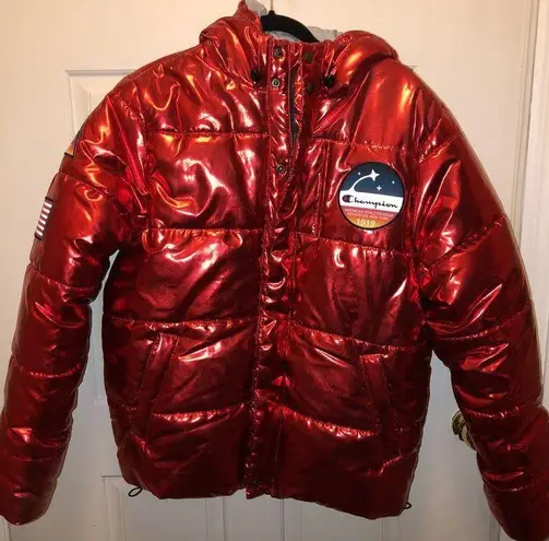 Champion NASA Puffer Jacket Red Size M 55 From Olympia