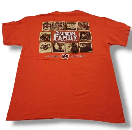 Auburn University Shirt Size Large L All Auburn All Orange Graphic Print T-Shirt Unisex T-Shirt