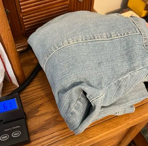 STO Susquehanna Trail Outfitters Denim Jean Jacket Size Medium Decorative Snaps