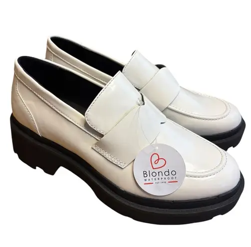 Blondo  Chunky Loafers Waterproof Cream Lug Sole Shoes NWOB Size 10 - Image 1