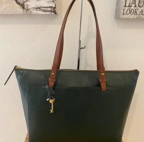 Fossil rachel tote spruce sale