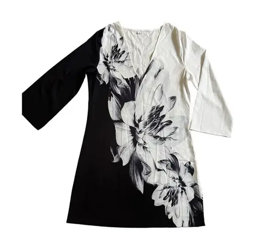 Beach Long Sleeve Bodycon Sweater Dress size S Black Size M