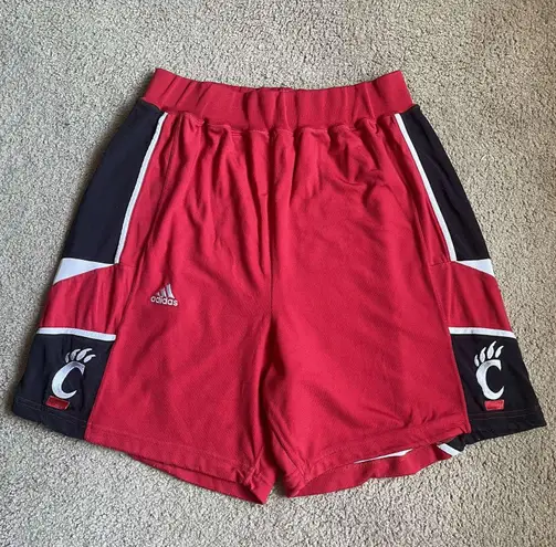 Adidas Cincinnati Bearcats Y2K Athletic Basketball Shorts