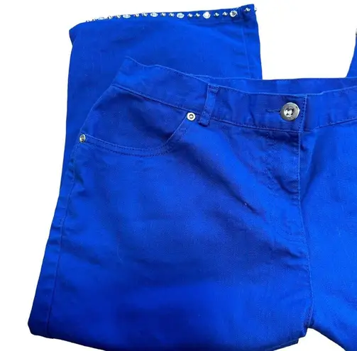 Bermuda Hearts of Palm Cobalt Blue Long  Shorts - 8P