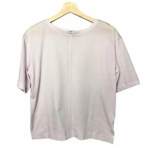Something Navy Lilac Purple Seamed T-Shirt XXS