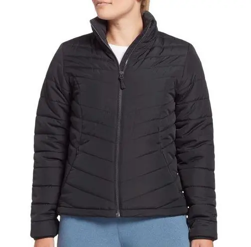 Woolrich DSG Women's Insulated Quilted Black Jacket Coat Full Zipper NWT Size Large