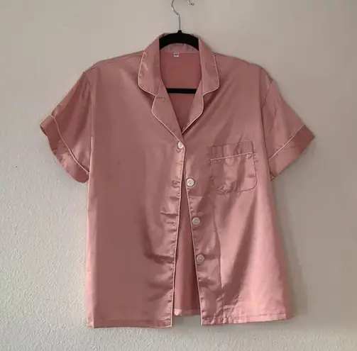 5/$25 Bridesmaid Pink Pajama Set Size M