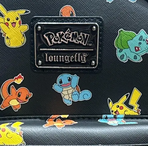 Lounge Fly Pokemon Starters Mini Backpack With Front Zippered Pouch NEW WITH TAGS