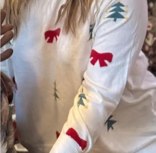 🎄BOW CHRISTMAS SWEATER🎄 White Size undefined