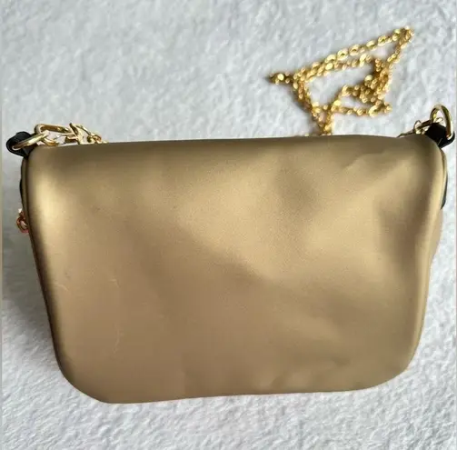 Versace Parfums Gold Clutch
Shoulder Crossbody Handbag  Gold Matte Bag