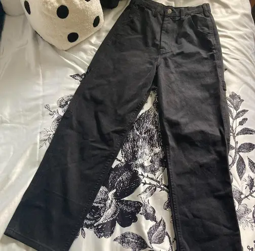 John Galt Brandy Melville / Black Cargo Jeans - 100% Cotton