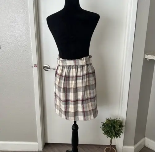 Have Women's Synthetic Wool Plaid Tartan Skirt Belted Size Medium