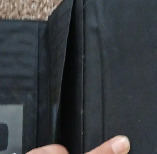 Montana West black leather trifold wallet