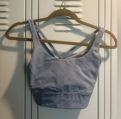 Lululemon  Energy Longline Bra Medium Support Size 6 in Chambray