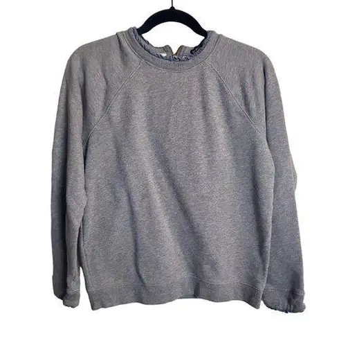 J.Crew Mercantile, Gray Pullover Sweater Crewneck Size Medium Preppy